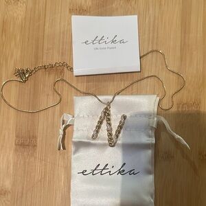 Ettika Gold-Plated 'N' Necklace